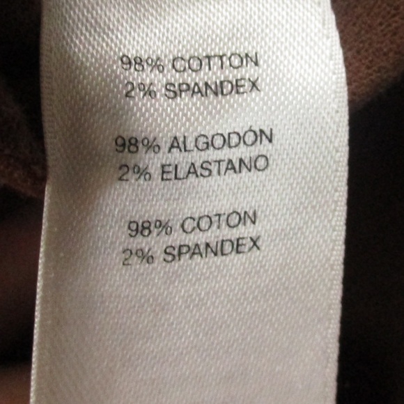 Chico's Pants Women's 1 Brown Corduroy Straight Leg Stretch - Picture 6 of 8